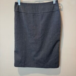 212 Collection Women's Gray Plaid Pencil‎ Skirt Career Office Professional